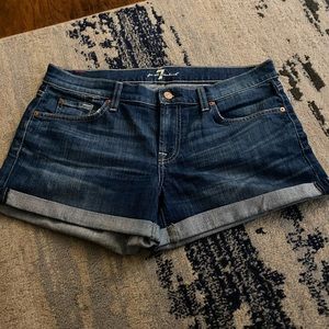 7 For All Mankind Denim Shorts